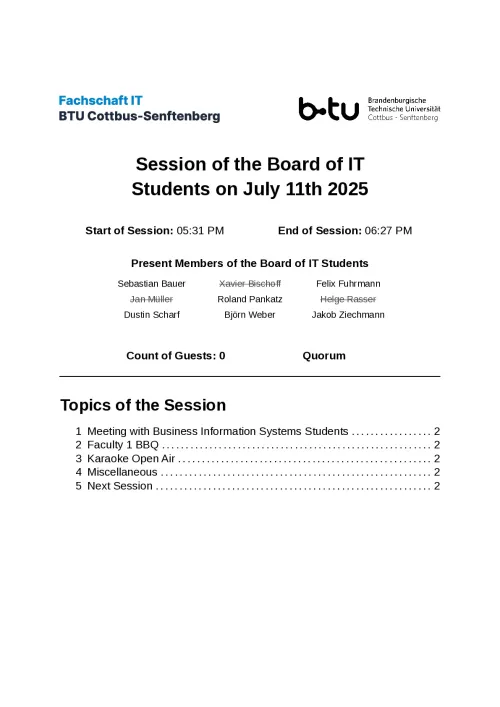 First Page of Meeting Notes from 11.07.2025