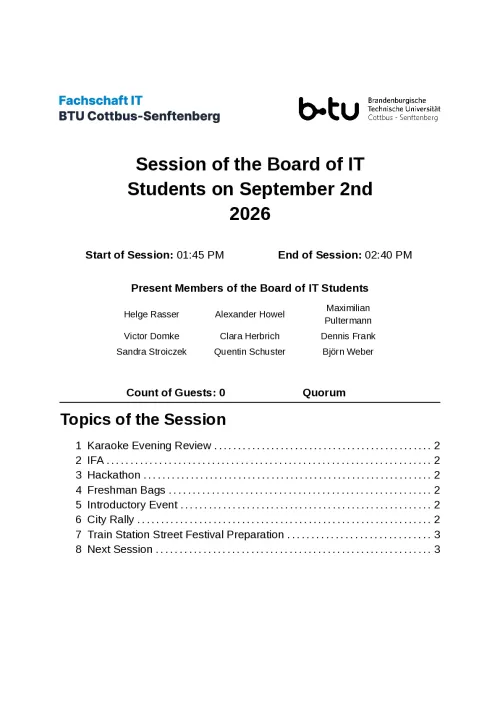First Page of Meeting Notes from 02.09.2026